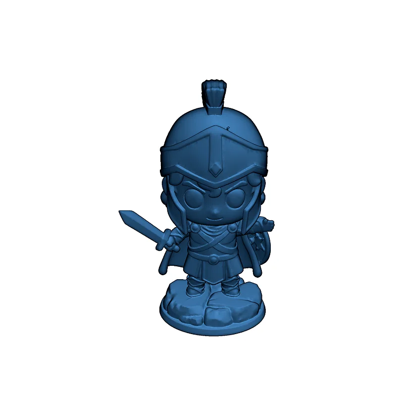 3D модель Chibi Арес в стиле Олимпийской коллекции - фото 3