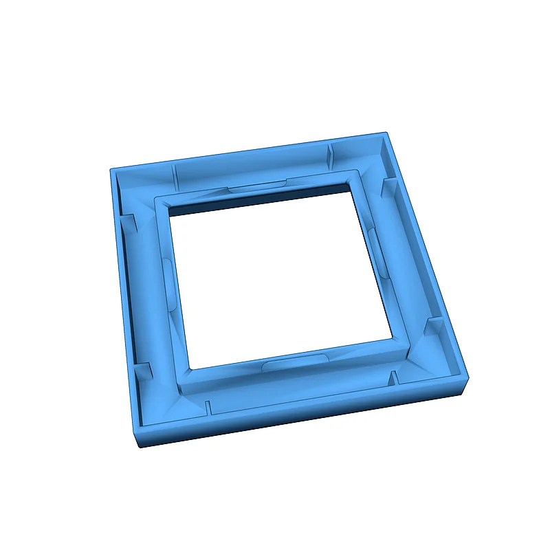 Рамка для розетки с крышкой EU