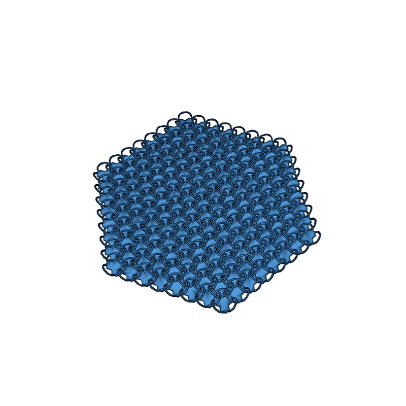 Модель цепного доспеха с узором Трюше