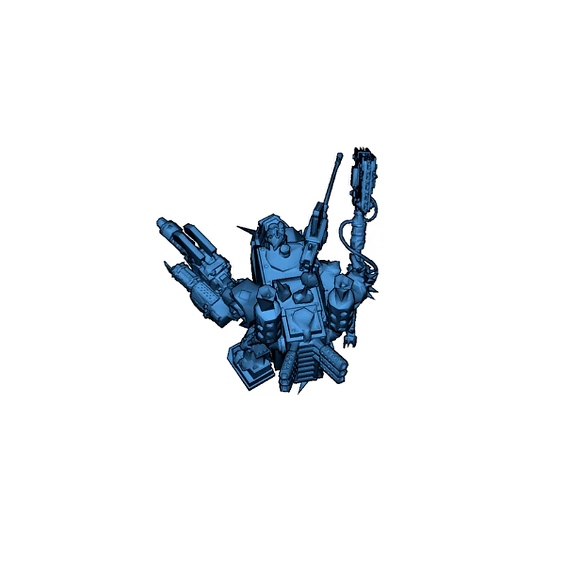 3D модель Военачальник 'EadSquelcha в мегоброне - фото 2