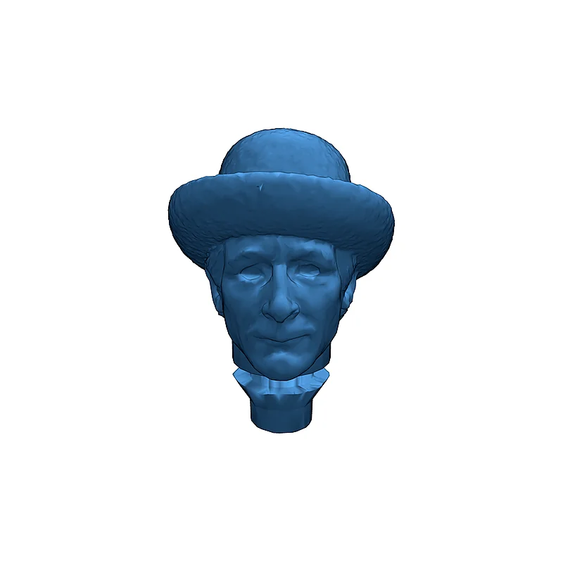 3D модель Голова 7-го Доктора - Doctor Who - фото 4