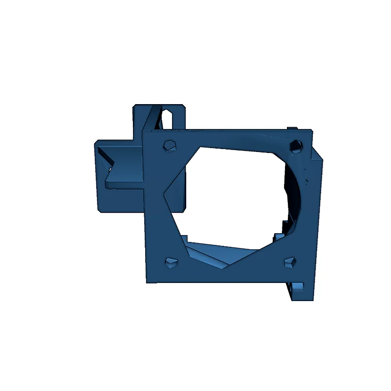 3D модель Крепление вентилятора Hot End для Creality Ender 3 - фото 7