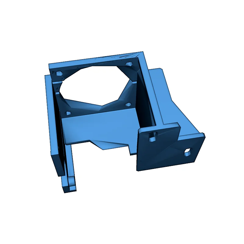 3D модель Крепление вентилятора Hot End для Creality Ender 3 - фото 6