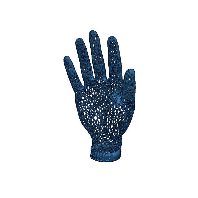 3D модель Подставка для ювелирных изделий в форме руки Vornoi - фото 4