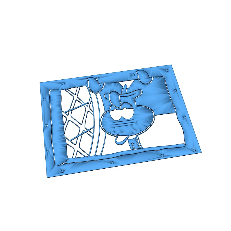 3D модель Шаблон Сквидварда Тентаклей - фото 4