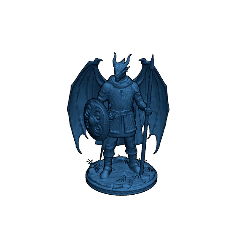 3D модель Модель драконорожденного воина - фото 7