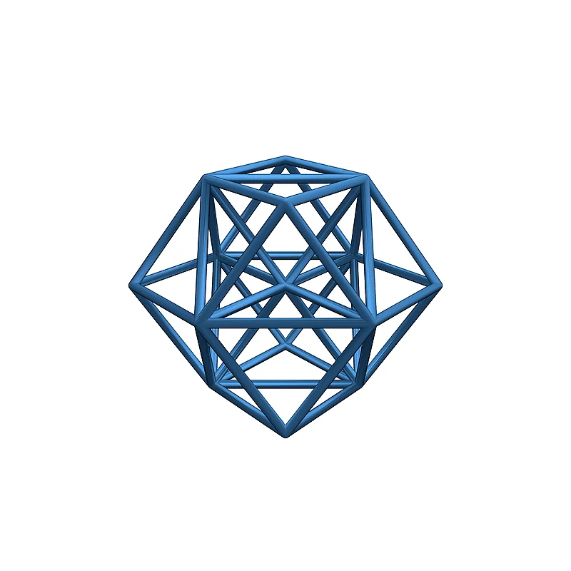 3D модель 24-ячейка и Тетраксис Гексаэдр - фото 8