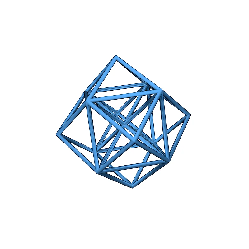 3D модель 24-ячейка и Тетраксис Гексаэдр - фото 7