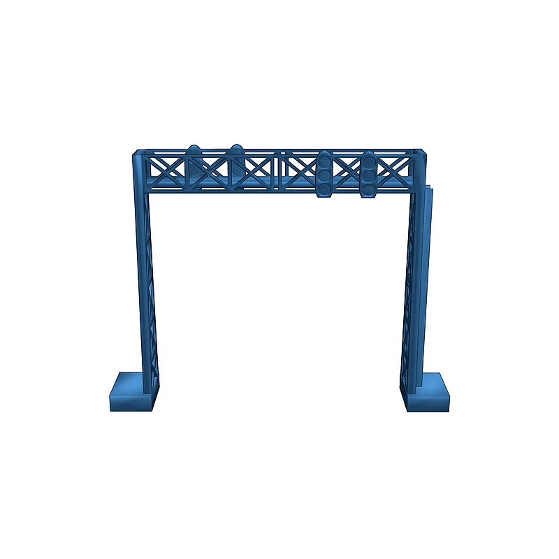 3D модель Мост сигналов для модели железной дороги - фото 12