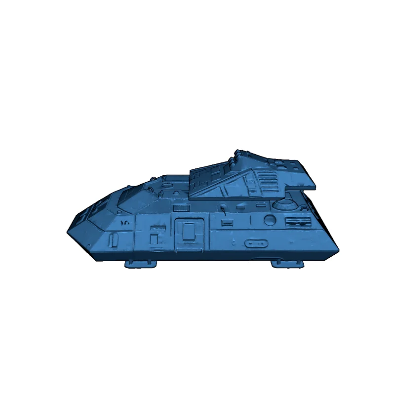 3D модель Гравитационный танк с ракетами - фото 3