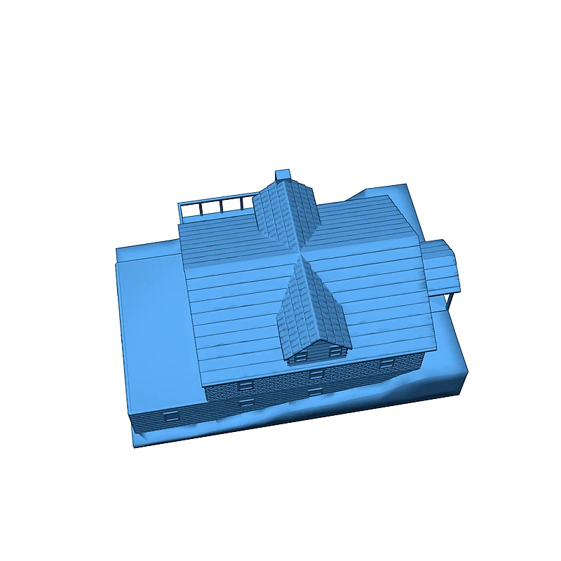 3D модель Дом работников железной дороги PRR - фото 3