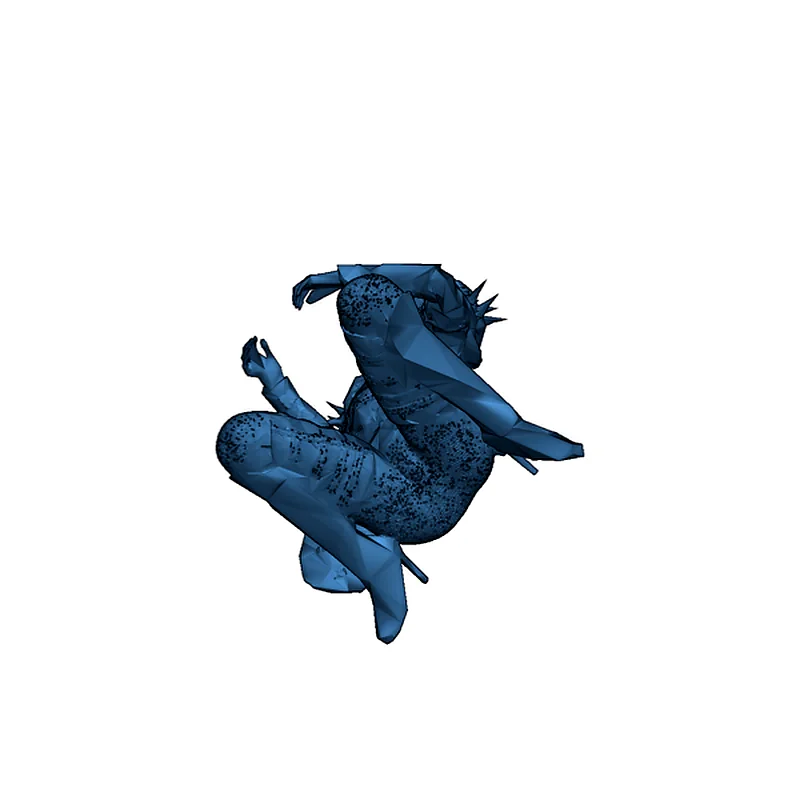 3D модель Девушка с львицей - 3D модель для печати - фото 22