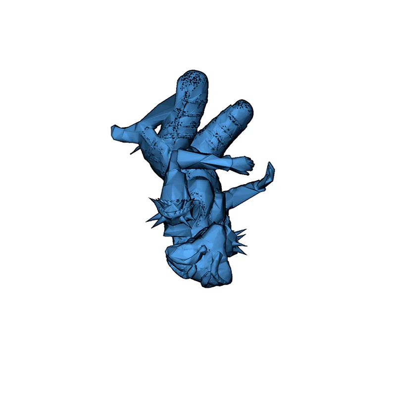 3D модель Девушка с львицей - 3D модель для печати - фото 21