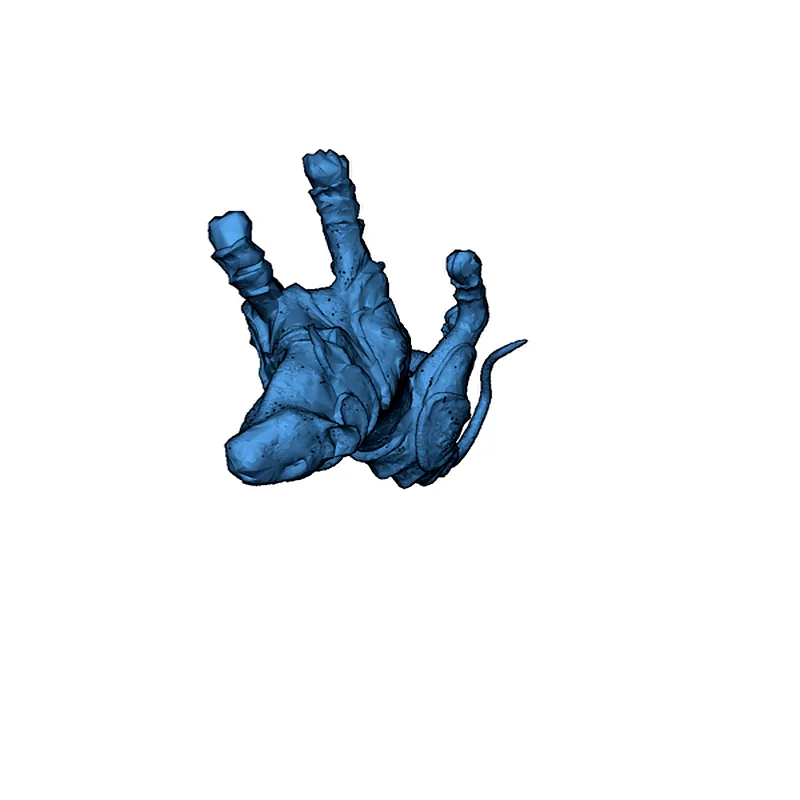 3D модель Девушка с львицей - 3D модель для печати - фото 27