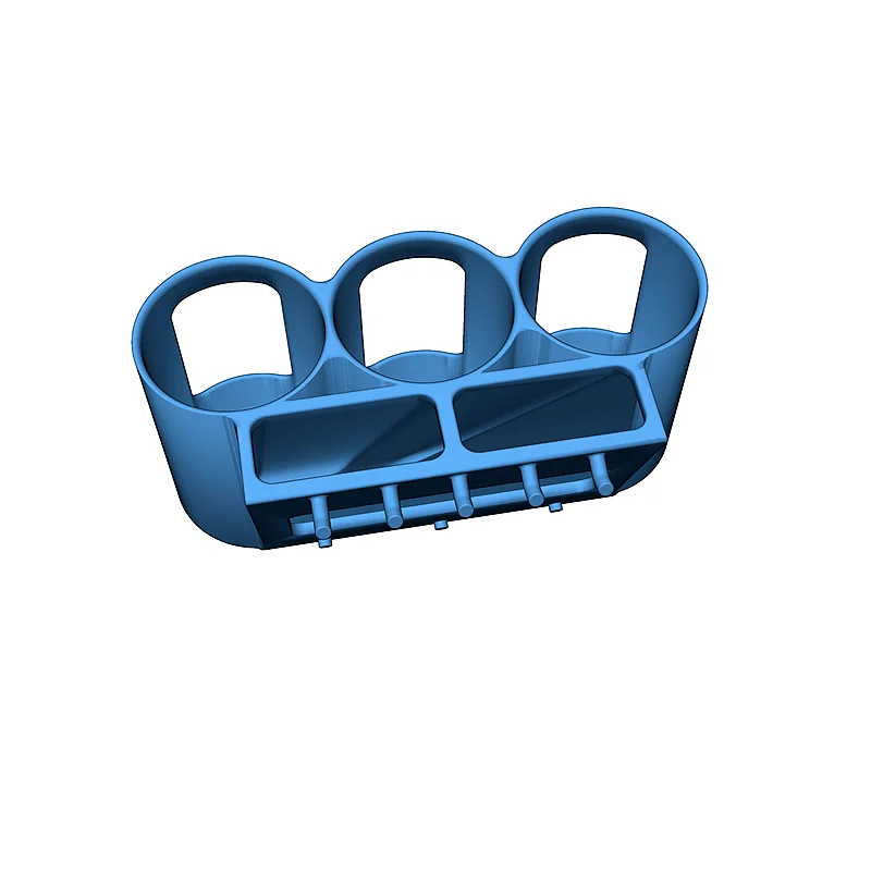 3D модель Держатель для баллонов краски на перфорированной доске - фото 7