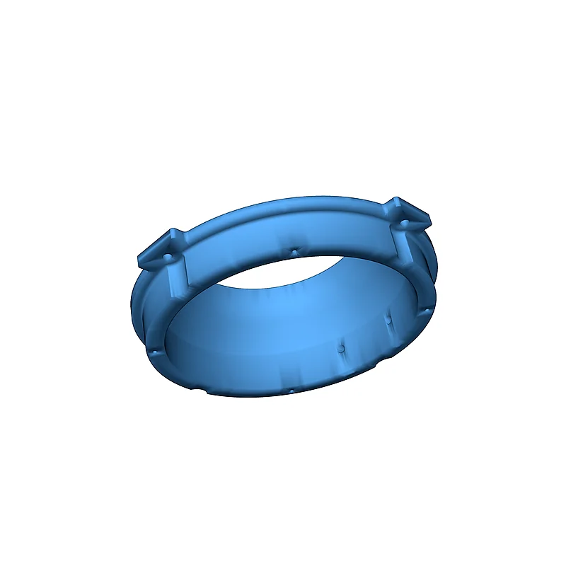 3D модель Адаптеры для динамиков передних дверей Hyundai Getz - фото 3