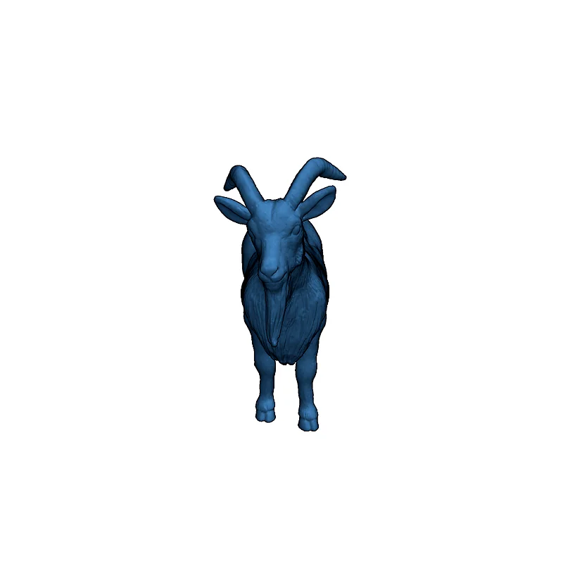 3D модель 3D модель козы для печати - фото 8