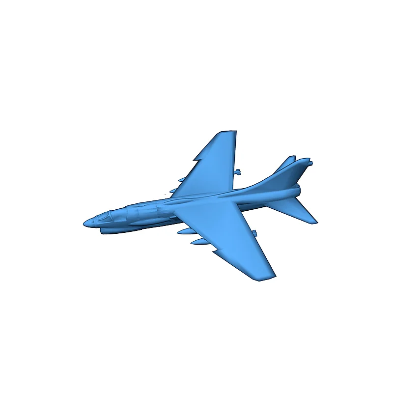 3D модель F-8 Crusader 3D Модель - фото 3