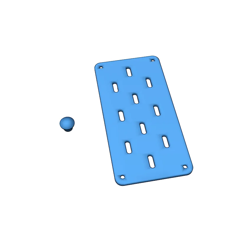 3D модель Параметрическая панель Skadis (Solidworks) - фото 24