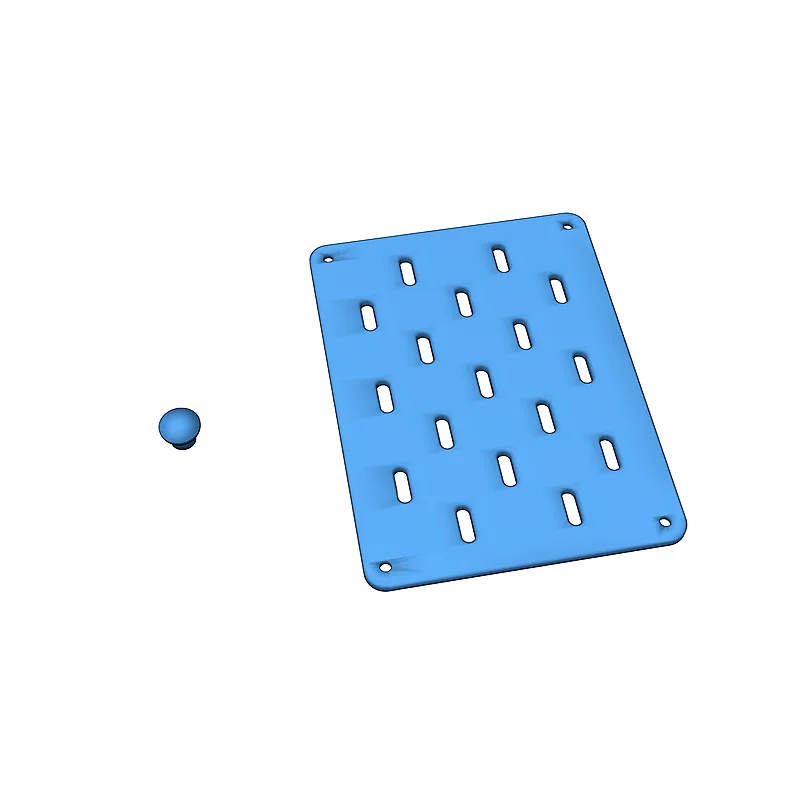 3D модель Параметрическая панель Skadis (Solidworks) - фото 32