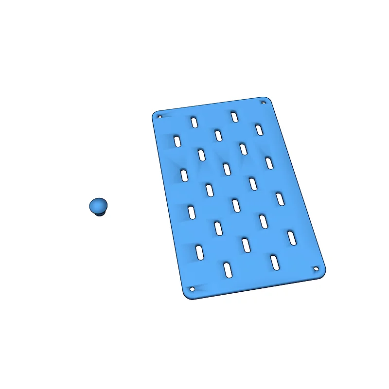 3D модель Параметрическая панель Skadis (Solidworks) - фото 34