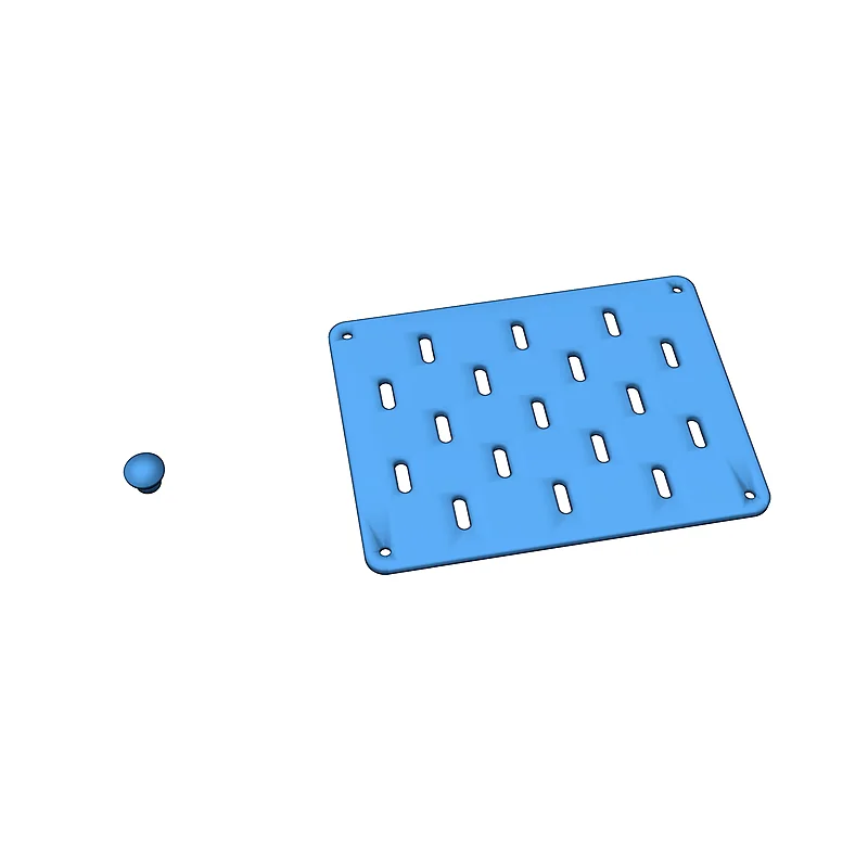 3D модель Параметрическая панель Skadis (Solidworks) - фото 38