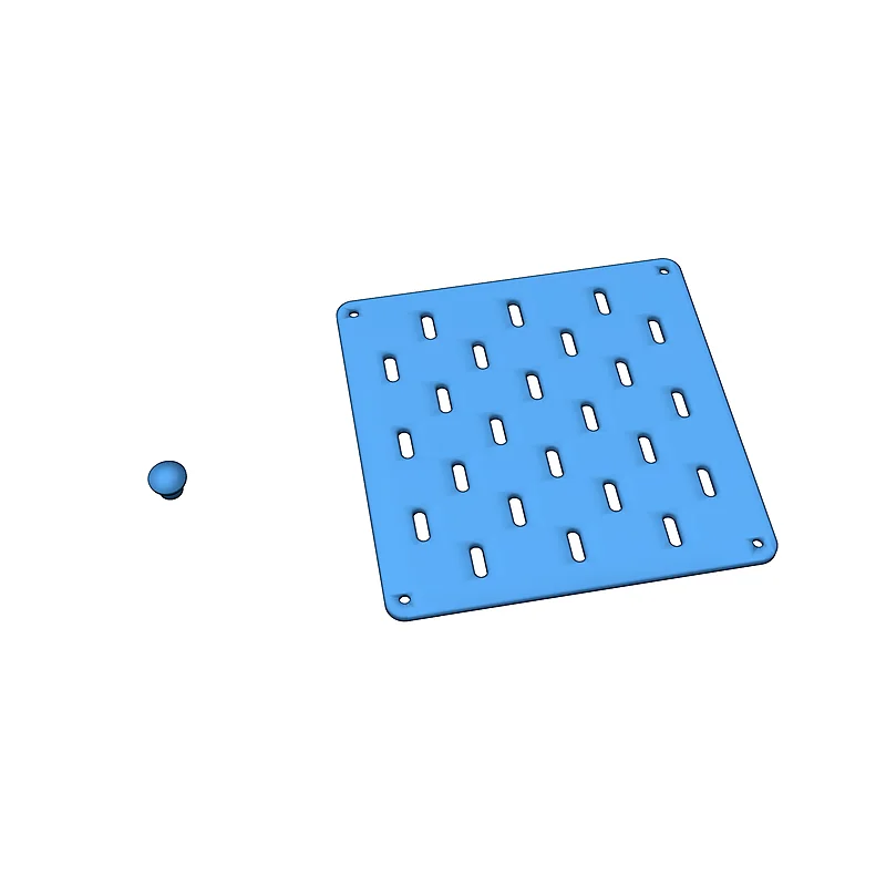 3D модель Параметрическая панель Skadis (Solidworks) - фото 40