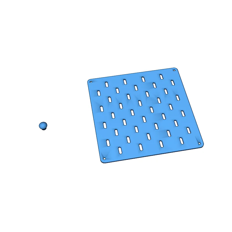 3D модель Параметрическая панель Skadis (Solidworks) - фото 50