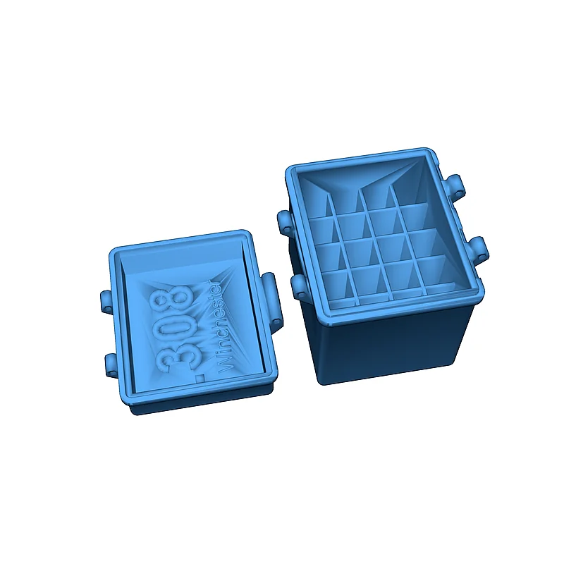 3D модель Конфігурована коробка OpenSCAD з перегородками - фото 22