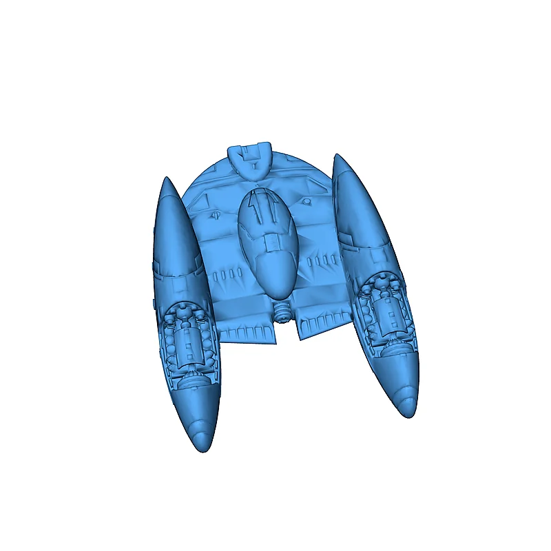 3D модель Модель Легкого Дроидного Бомбардировщика - фото 3