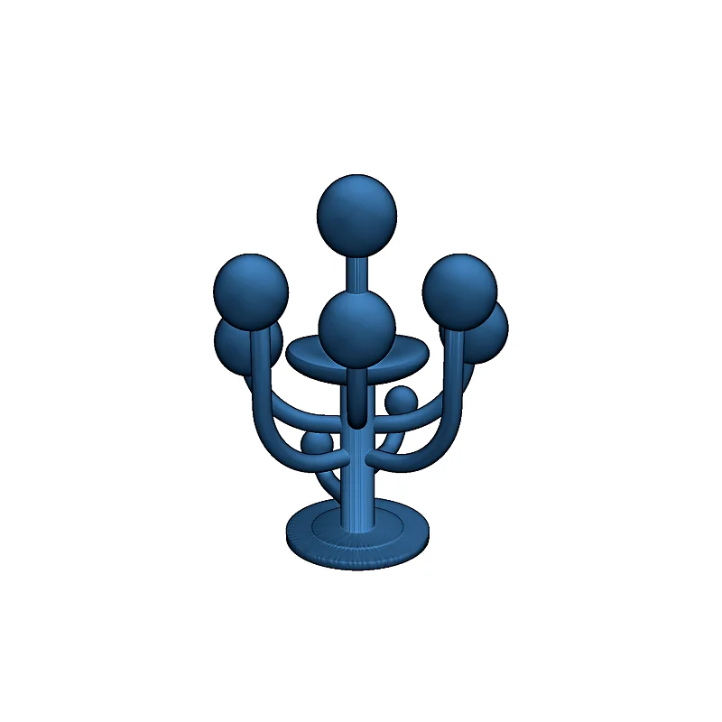 3D модель Глобус-стул AFA - Galaxy в масштабе 4,5 дюйма - фото 4