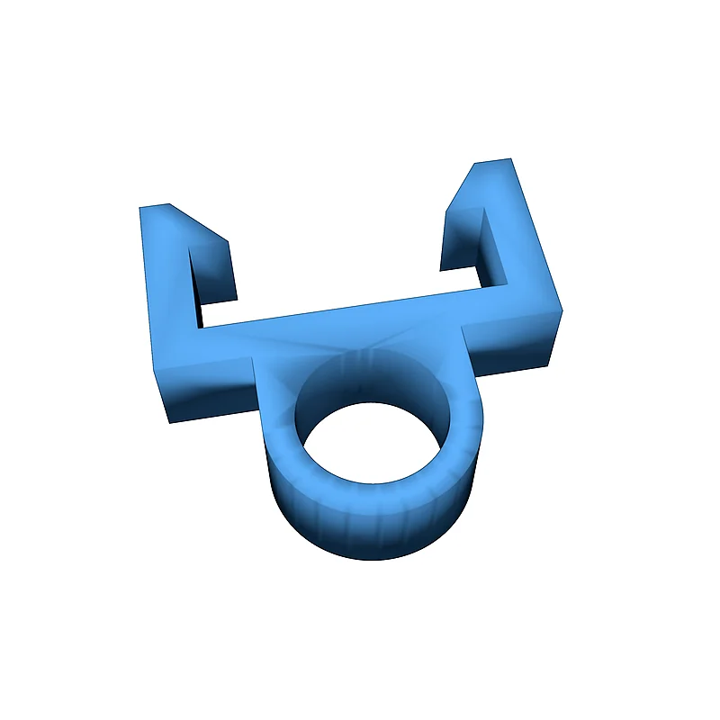 3D модель Клипсы для направляющей Bowden 15mm - фото 7