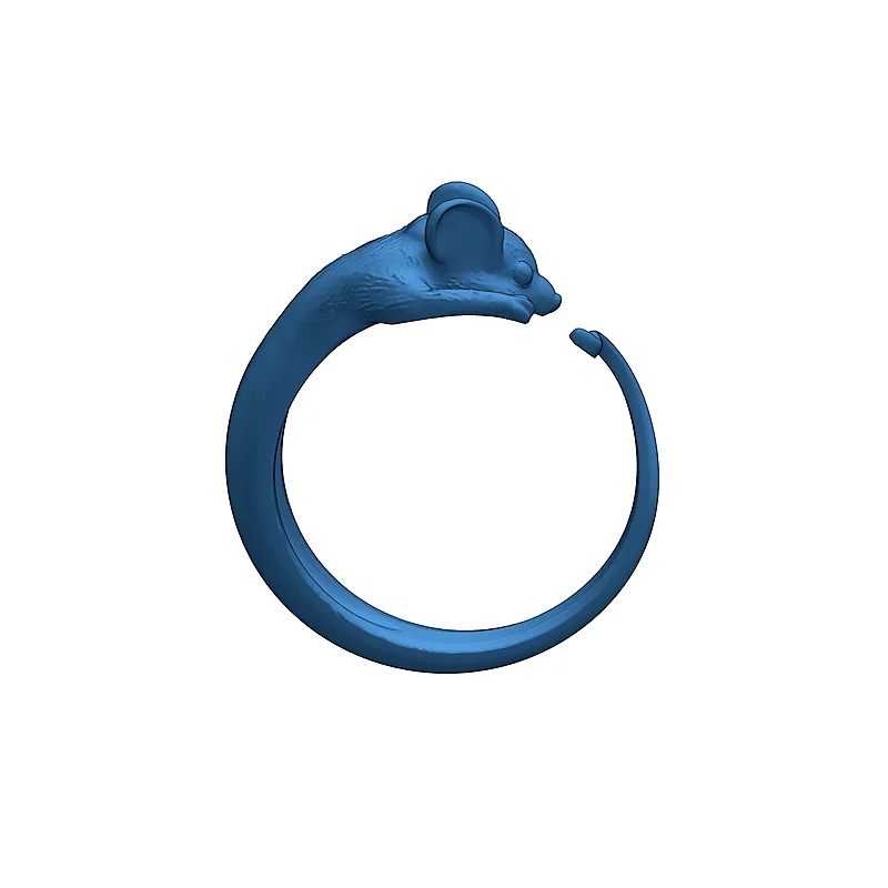 3D модель Кольцо с мышью - фото 4