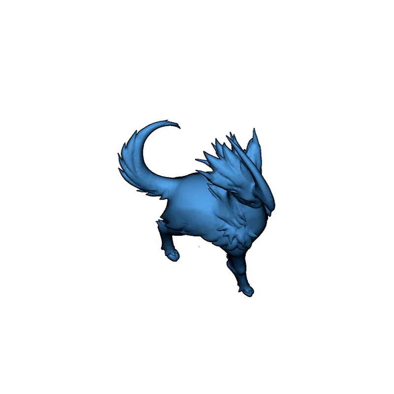 3D модель 3D-модель Thrumbo из Rimworld - фото 4