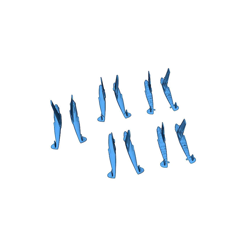 3D модель Bf-109 5-pack: Модели военных самолетов - фото 2