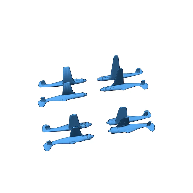 3D модель Модель Fw-190/Ta-152 4-pack - фото 2