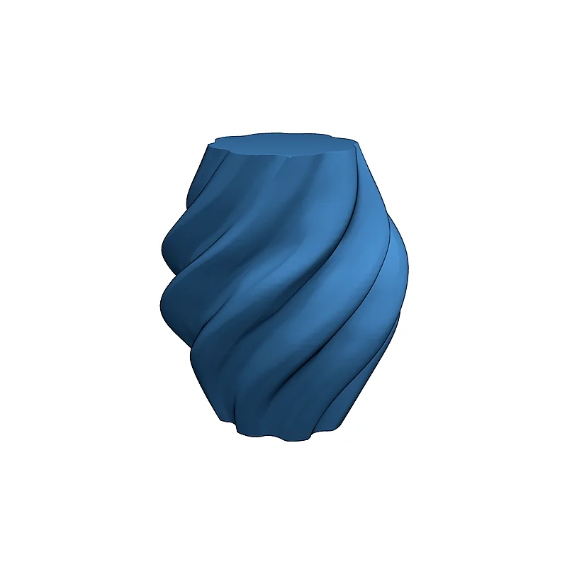 3D модель Елегантна спіральна ваза та тримач для ручок - фото 6