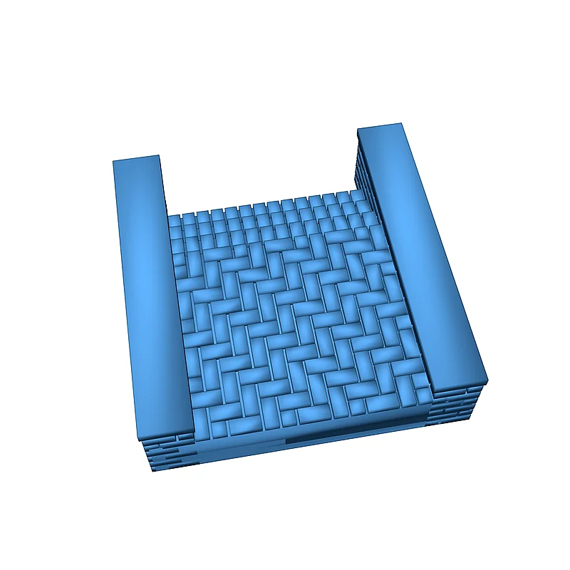 3D модель МОДУЛЬНЫЕ КИРПИЧНЫЕ ЭЛЕМЕНТЫ 1:87 - фото 14