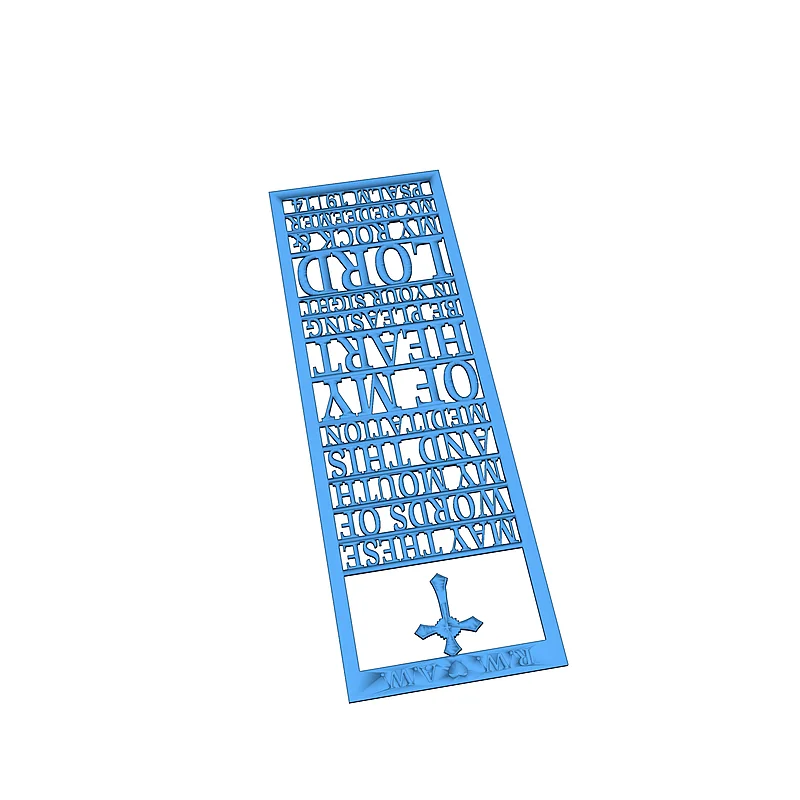 3D модель Закладка с псалмом 19:14 - фото 2