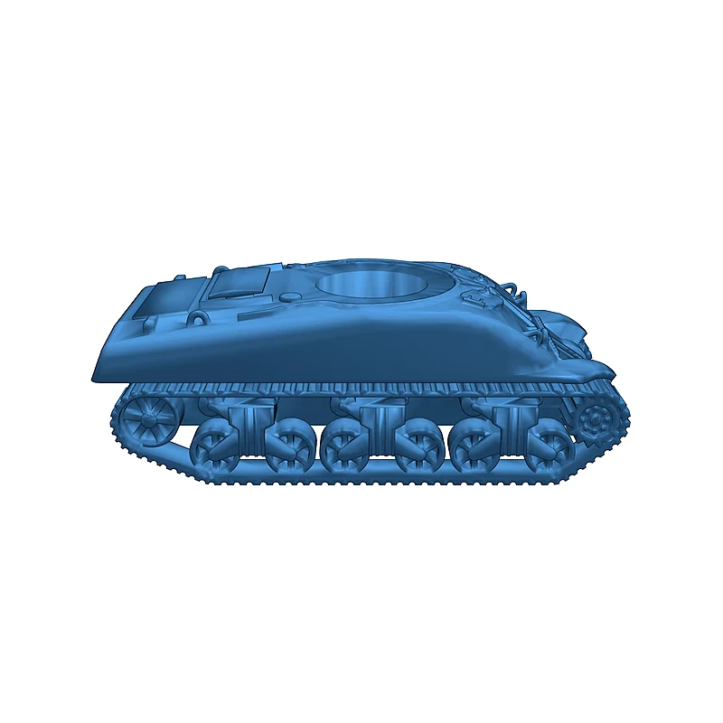 3D модель M1 Super Sherman - Покращена модель танка - фото 15