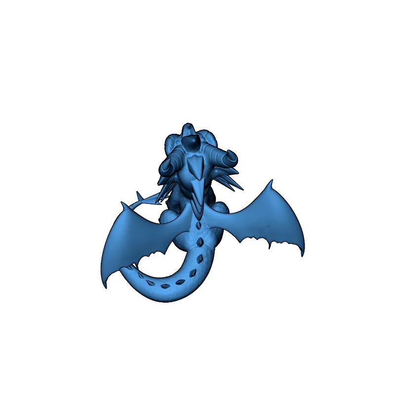 3D модель Дракон - Миленький Фентезійний Міні - фото 6
