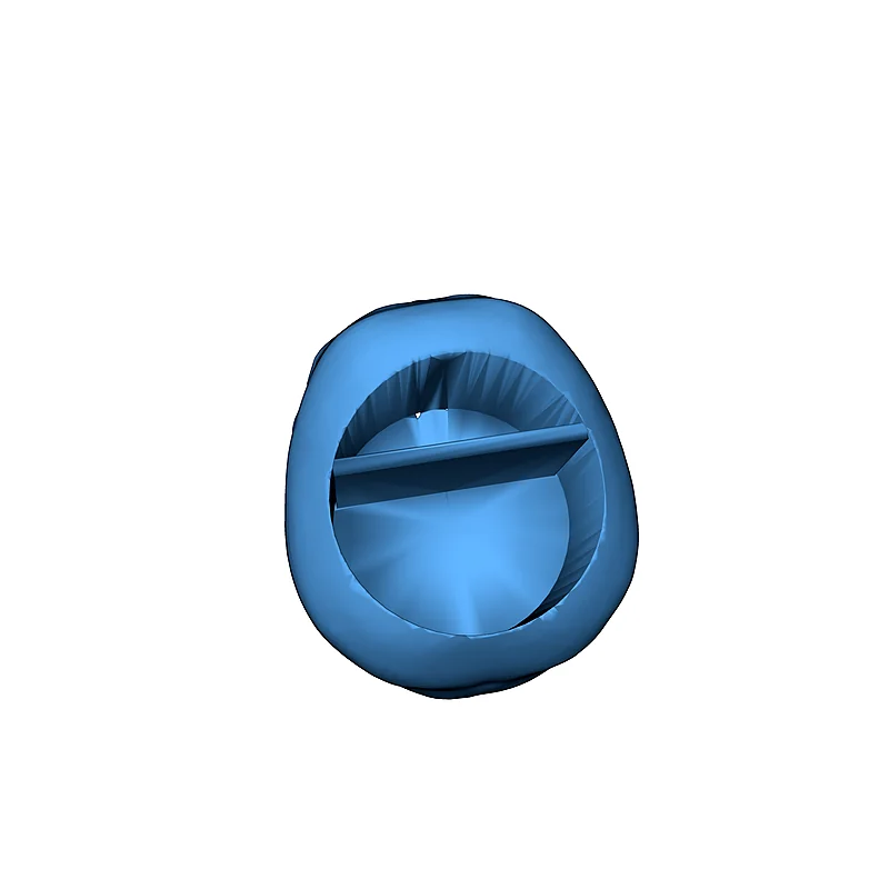 3D модель Подставка для карандашей в форме черепа - фото 8