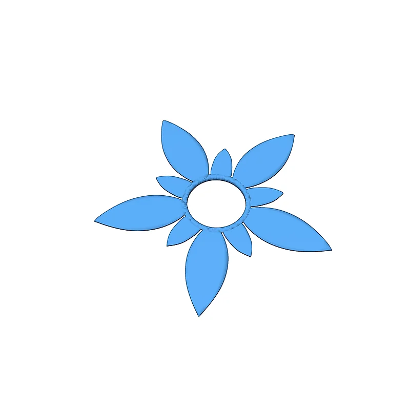 3D модель 3D Модель Розы с Стеблем и Листьями - фото 17