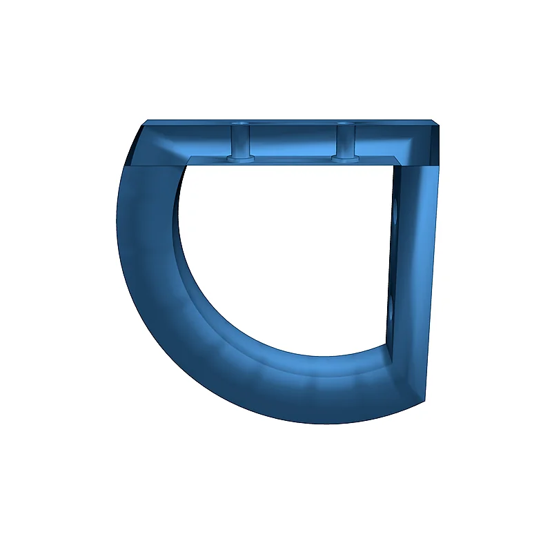 3D модель Кронштейн для полок в форме четверти круга - фото 7