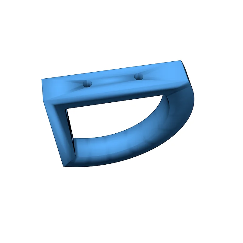 3D модель Кронштейн для полок в форме четверти круга - фото 6