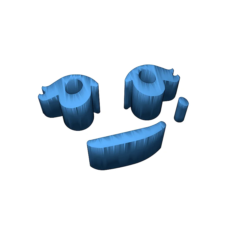 3D модель Гигантская минифигурка девочки в костюме слона - фото 48