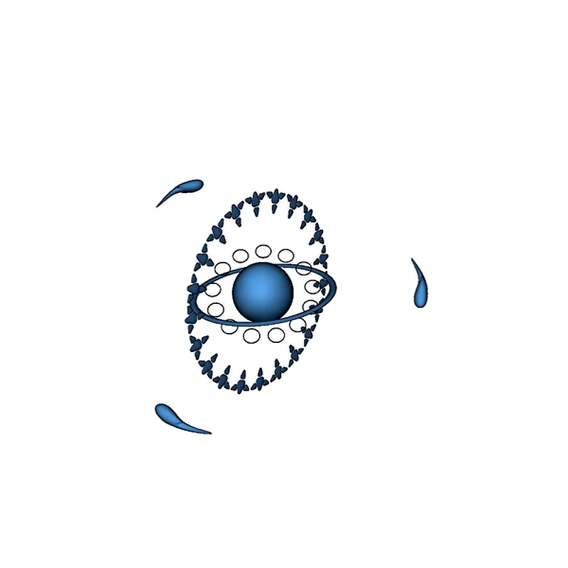 3D модель Magic Light Orb Model with Rings - фото 8