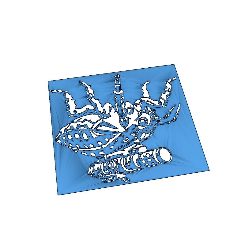 Шаблон киборг-насекомого