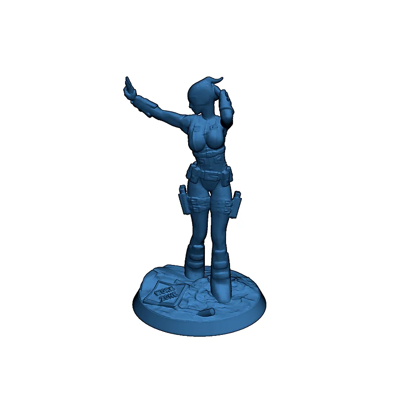 3D модель Статуя Гвенпул - фото 10