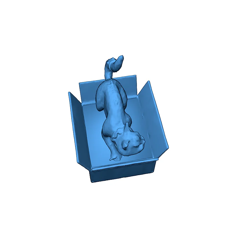 3D модель Миниатюра Кота Шрёдингера - фото 8